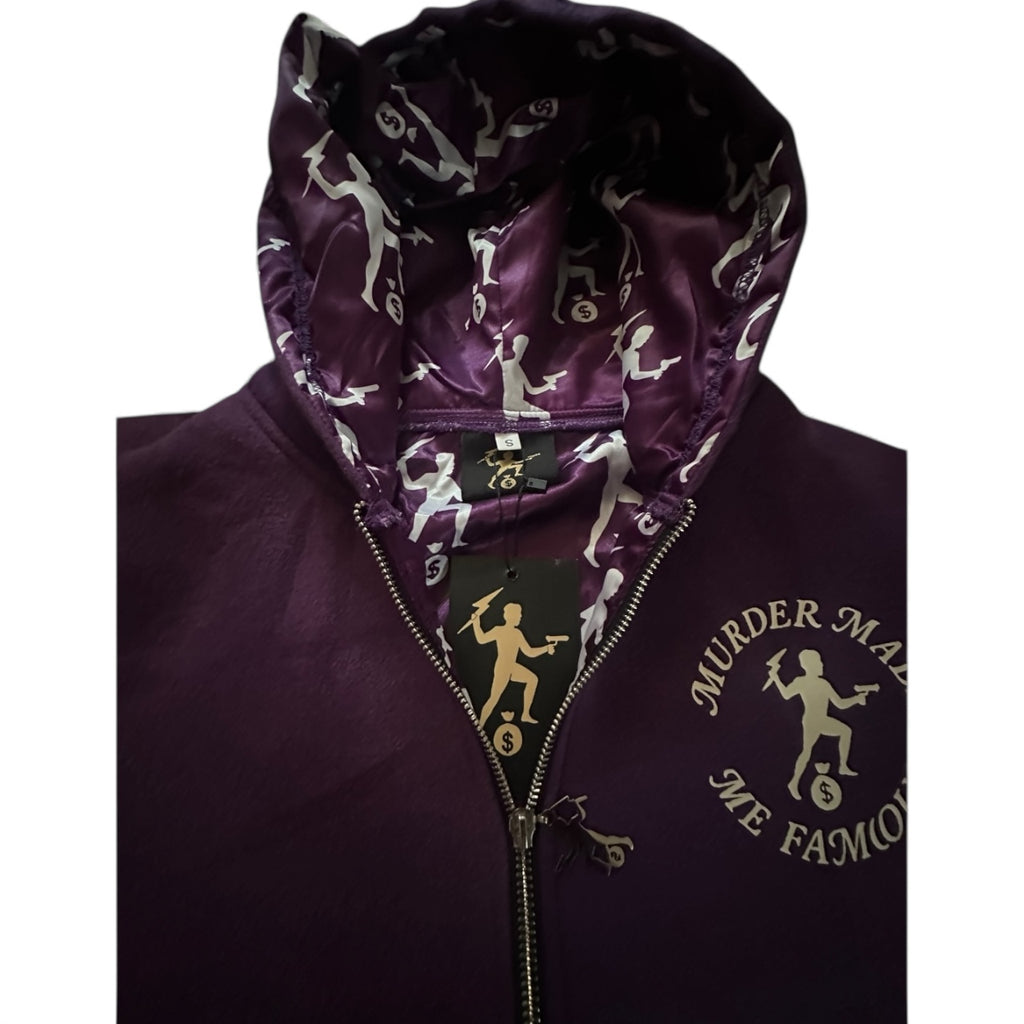 “The Classic” acid wash zip up hoodie